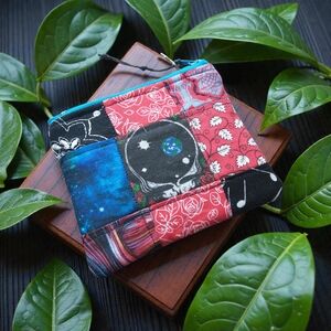 Grateful Dead Patchwork Zipper Pouch Coin Purse